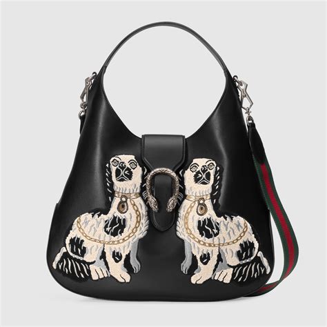 gucci peacock embroidered dionysus hobo bag